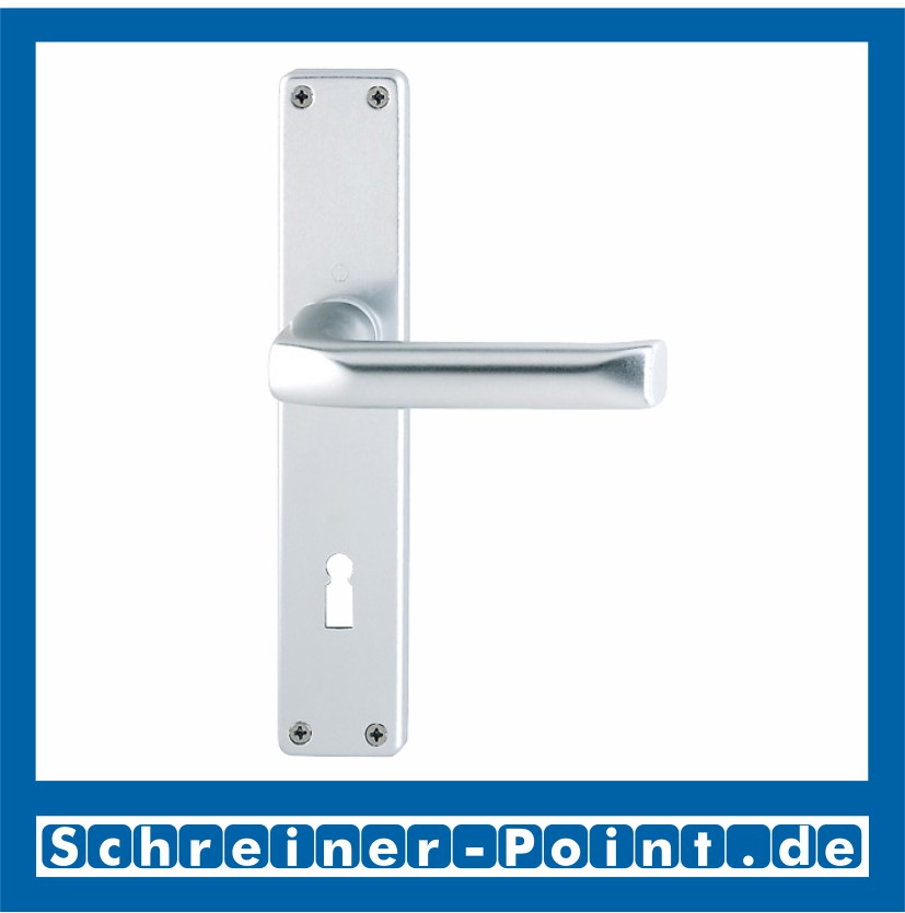 Hoppe London Aluminium Langschildgarnitur F1 Natur 113/202SP, 6675326, 6797278, 6675383, 6675425